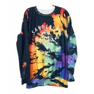Sanderson Witch Museum Hocus Pocus Black Flame Candle LS Shirt w Stretch M / L